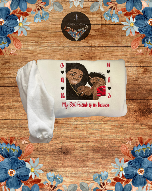 Center Chest Photo Sweatshirt (Detailed)