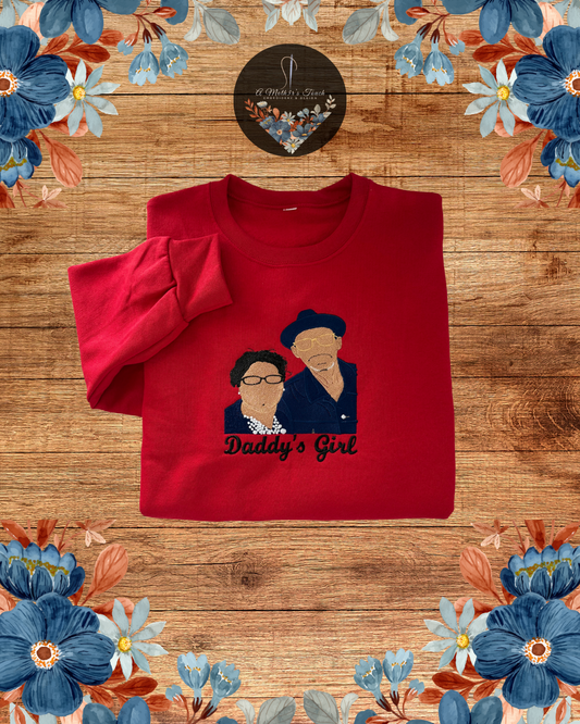 Center Chest Faceless Photo Sweatshirt